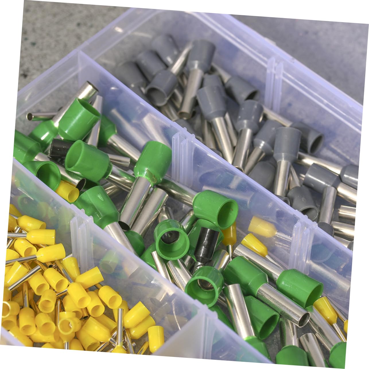 Gatuida 3 Sätze Kupfer-crimpverbinder-kit Isolierte Drahtverbinder Schrumpfschlauchverbinder Für 22-10 400 Stück * 3