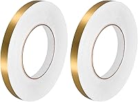 Vista 9 de uxcell 2 calcomanías autoadhesivas de papel de aluminio de 0.2 pulgadas x 164 pies para decoración de huecos, tira de cinta adhesiva impermeable