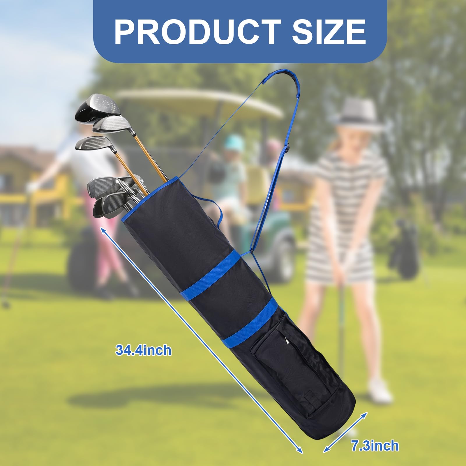 Golf Bags for Men,Portable Golf Stand Bag for Men, Lightweight Golf Bags with Several Clubs for Par 3 & Short Game,Great Golf Gift