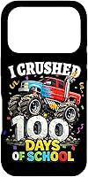 Vista 30 de I Crushed 100 Days of School - Monster Truck 100th Day Boys Case for iPhone 16