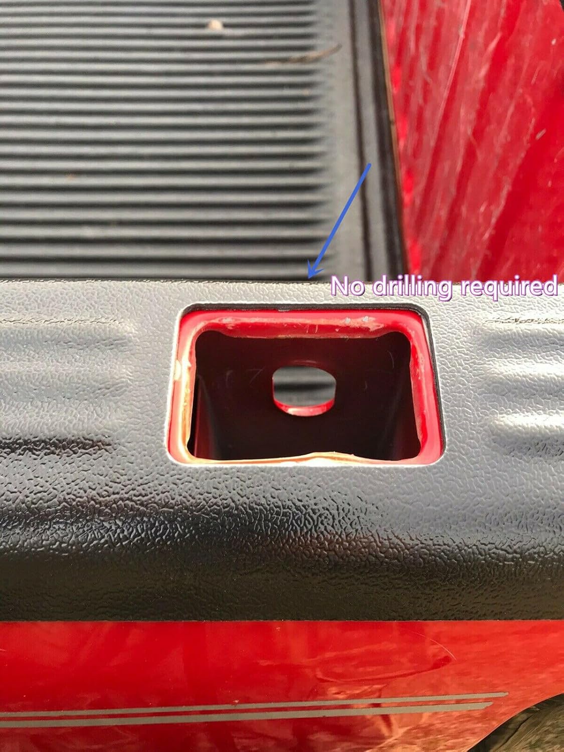 Black Bed Rail Caps for Chevy Silverado/GMC Sierra 6'6" Bed 1999-2006 7201151