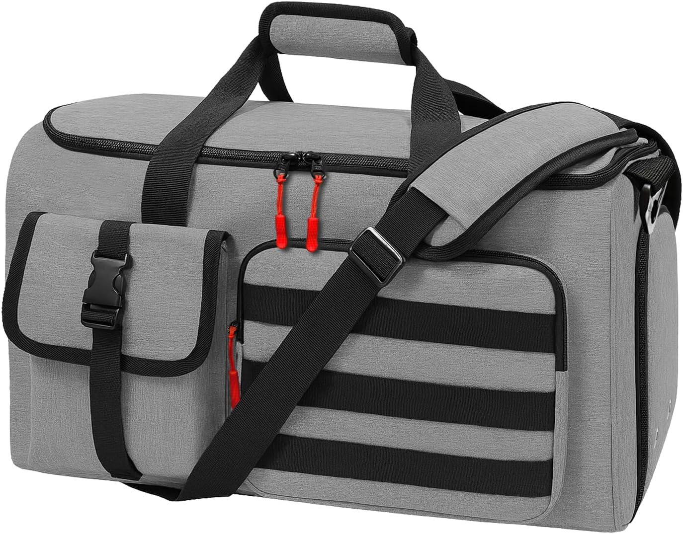 Garment Duffle Bags for Travel, HOMQUIET Convertible Garment Duffel Bag, All YKK Zippers Carry On Garment Bags, 2 in 1 Hanging Waterproof Suit Travel Bag with Shoe Compartment, for Men Women, Grey - Image 8
