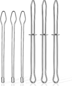 Bodkin Sewing Tool for Elastic, 6Pcs Elastic Threader Tool Threader Clip,Sewing Clips Drawstring Lacing Tools Set for Rope and Hoodie String