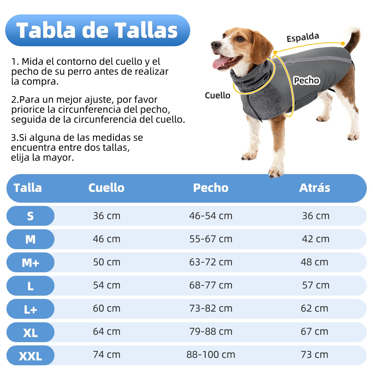 SlowTon Abrigo para Perro Invierno, Cálido Forro Polar para Exteriores con Bufanda De Cuello Alto, Rayas Reflectantes, Chaleco Resistente Al Viento, Juegos Suaves para Mascotas