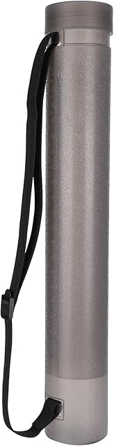 Buachois Painting Tube Plastic Circular Poster Documents Drawing Storage Tube Telescopic Matte Texture Waterproof Art Supplies With Carrying Strap(#2)