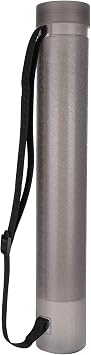 Circular Drawing Tube, Poster Tube, Moisture-Proof Matte Texture Waterproof Adjustable for Travel Posters MapsDark Gray