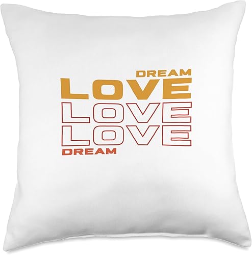 Miniatura 4 de Idealistic and Sentimental Gift - To love love Dream-Gift for Those Who Love Love & Peace Throw Pillow, 16x16, Multicolor