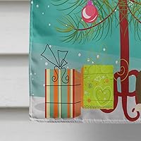 Vista 1365 de Caroline's Treasures BB4243GF Bandera de jardín con texto en inglés «Merry Christmas» con texto en inglés «Merry Christmas», bandera decorativa