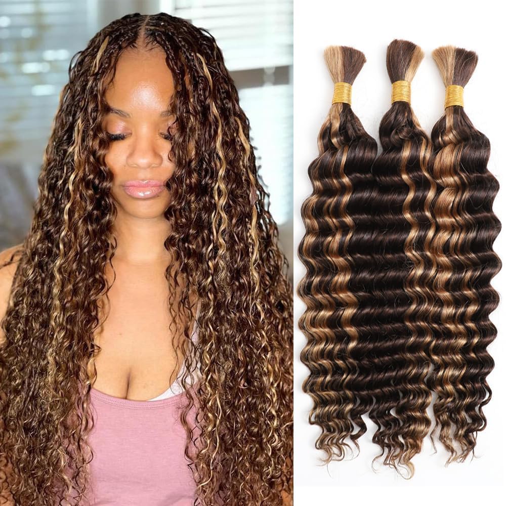 Human Braiding Hair Extensions - 100% Raw Human Hair Bulk