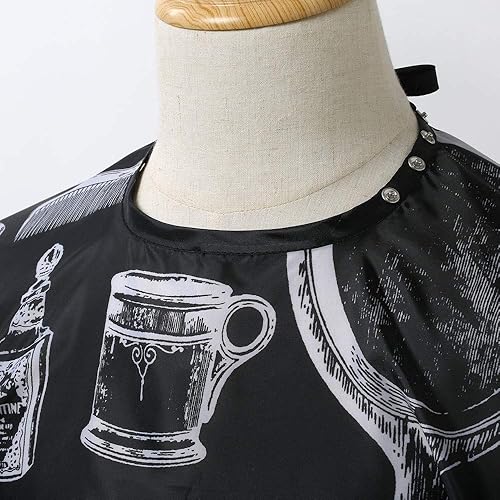 Miniatura 4 de Cabo de peluquería profesional impermeable de nailon para peluquería con cierre a presión, 50 x 60 pulgadas, paquete de 2