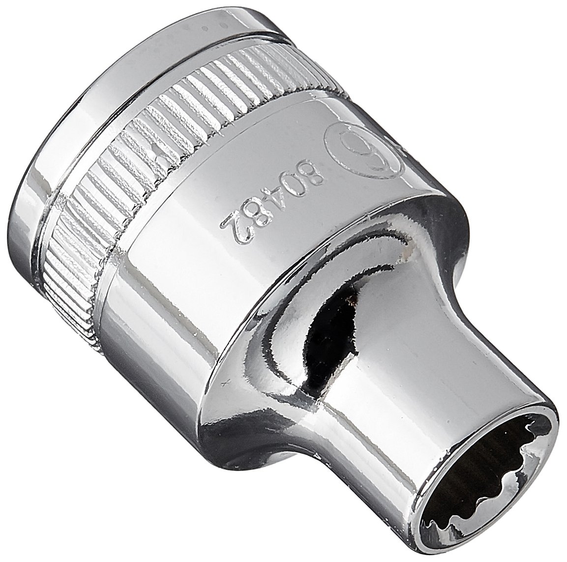 GearWrench 80482 3/8" Drive 12 Point Standard Metric Socket 6mm, Black - Image 2