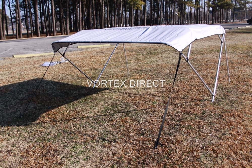 Vortex New Grey/Grey 4 Bow Bimini Top 10' Long, 79-84