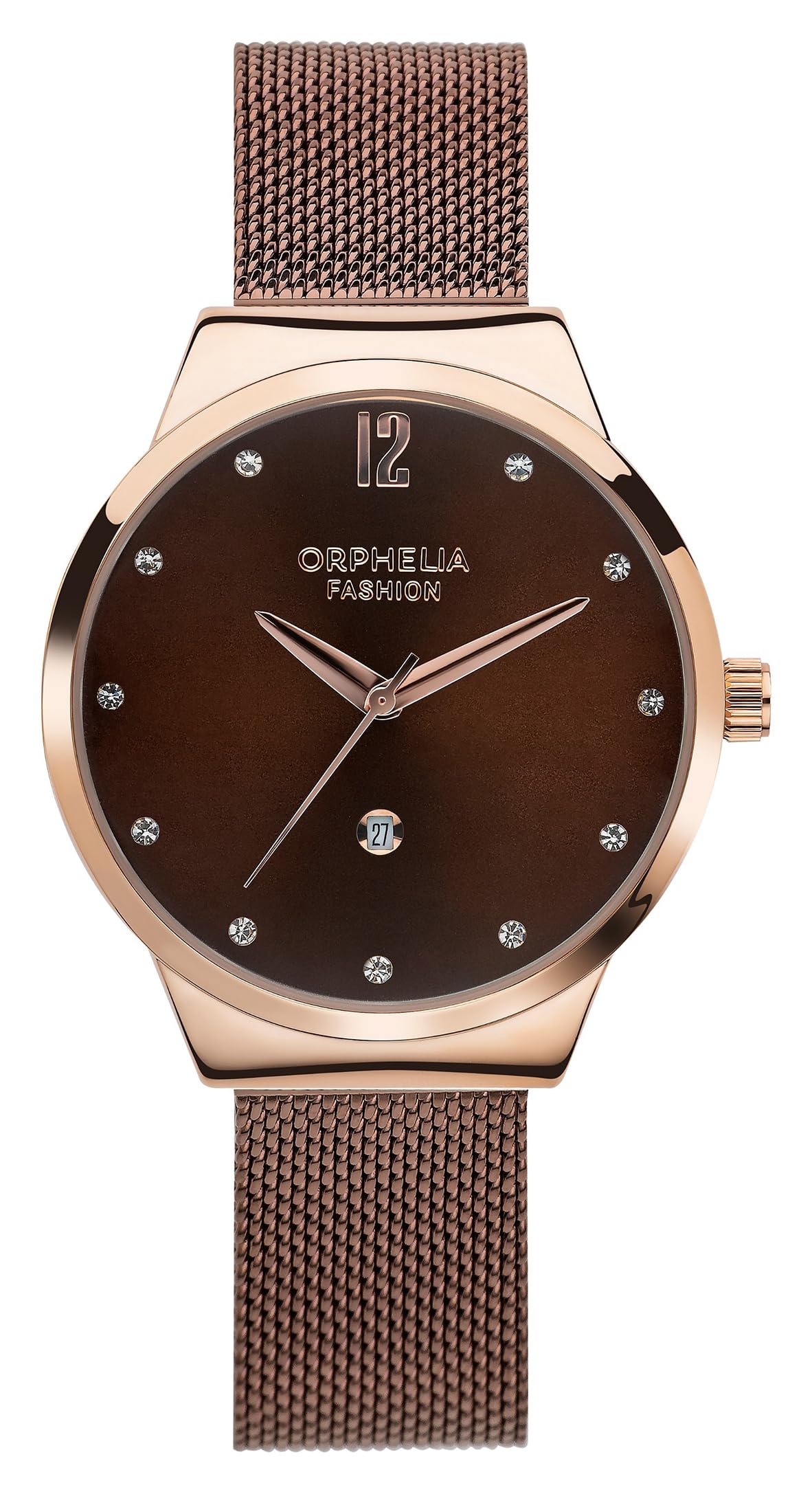 Orphelia Fashion Womens Analogue Watch Optima with Stainless Steel Mesh Band