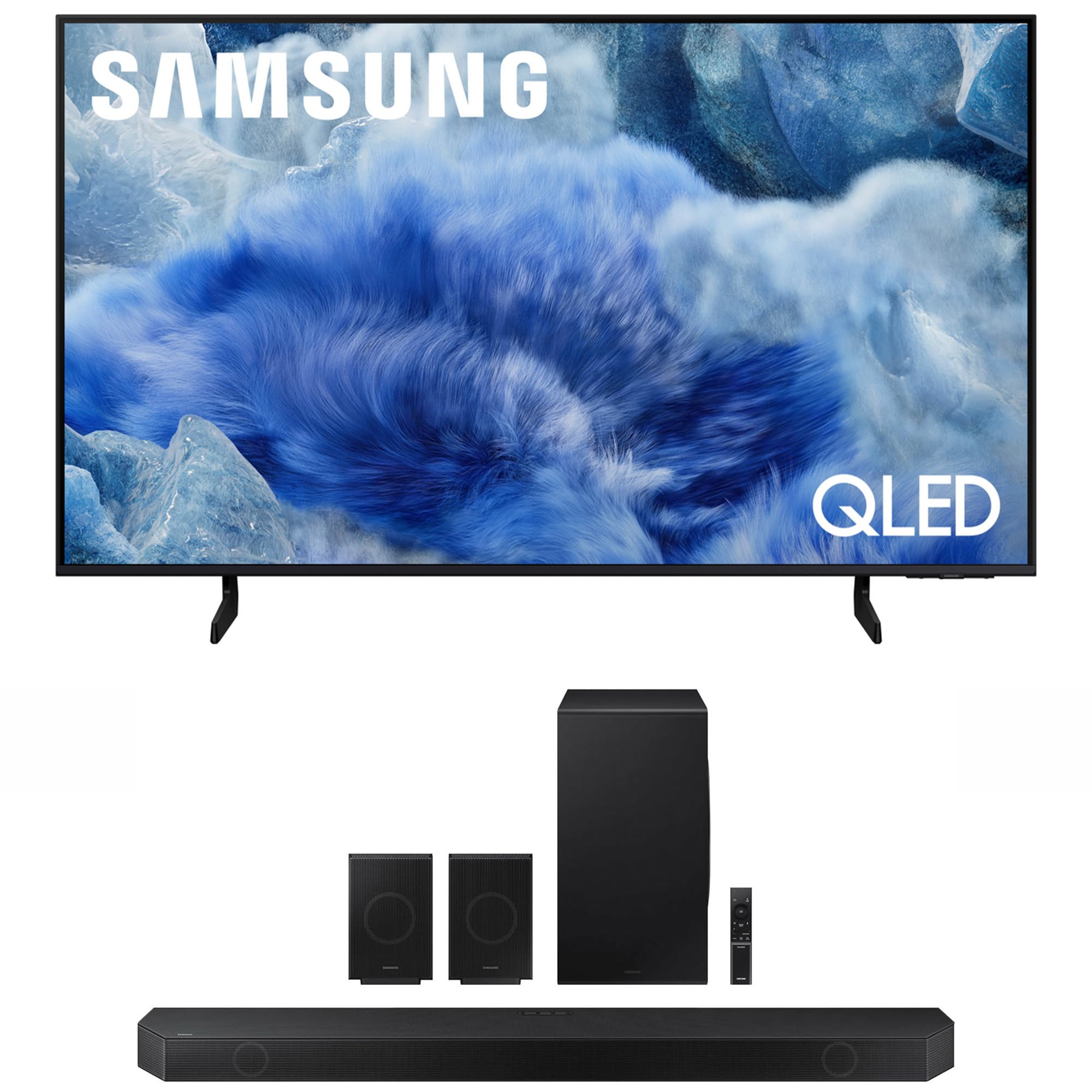 Samsung QN50Q8FAAFXZA 50 Inch Class QLED Q8F 4K Vision AI Smart TV with a HW-Q990D 11.1.4ch Soundbar with True Dolby Atmos Sound (2025)