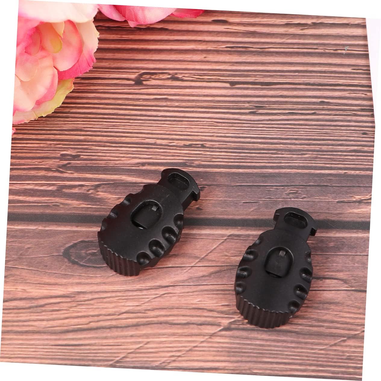 TEHAUX Spring Button Spring Stop Toggle Cordlock Spring Fastener Cord Fasteners Cord Toggles Draw Rope Cord