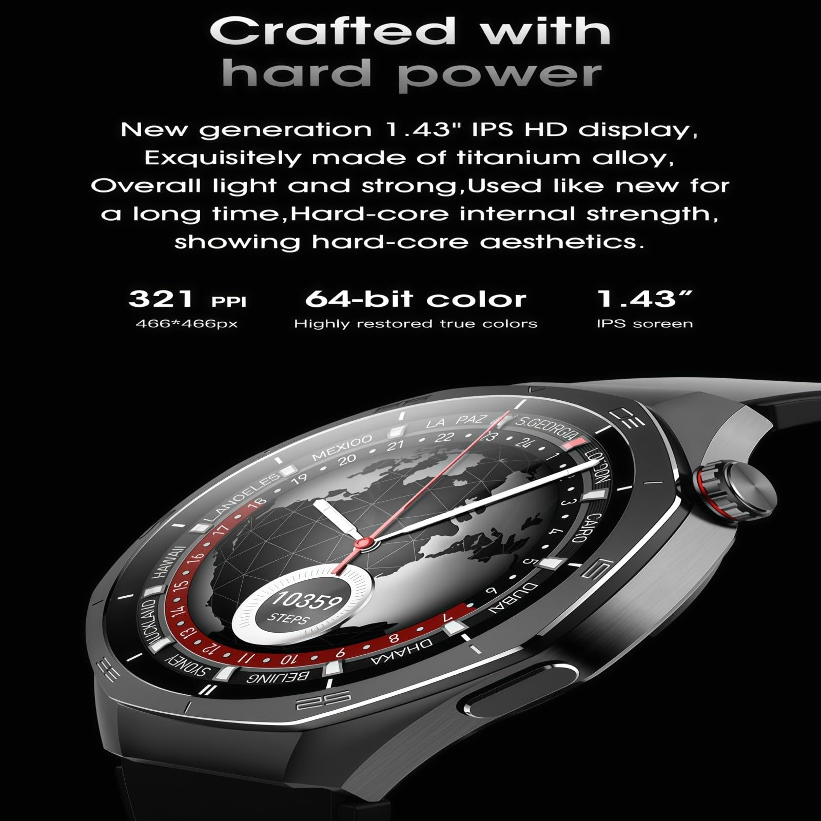 Relojes Inteligentes, Llamadas, Monitorización De Frecuencia Cardíaca/ECG, Pulseras/Relojes Inteligentes,Más De 100 Deportes, Resistente Al Agua IP68, para Android Io