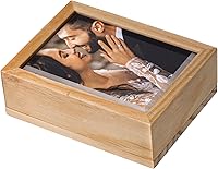 Vista 4 de Neil Enterpises Inc. Caja de madera Elite Flash Drive con foto