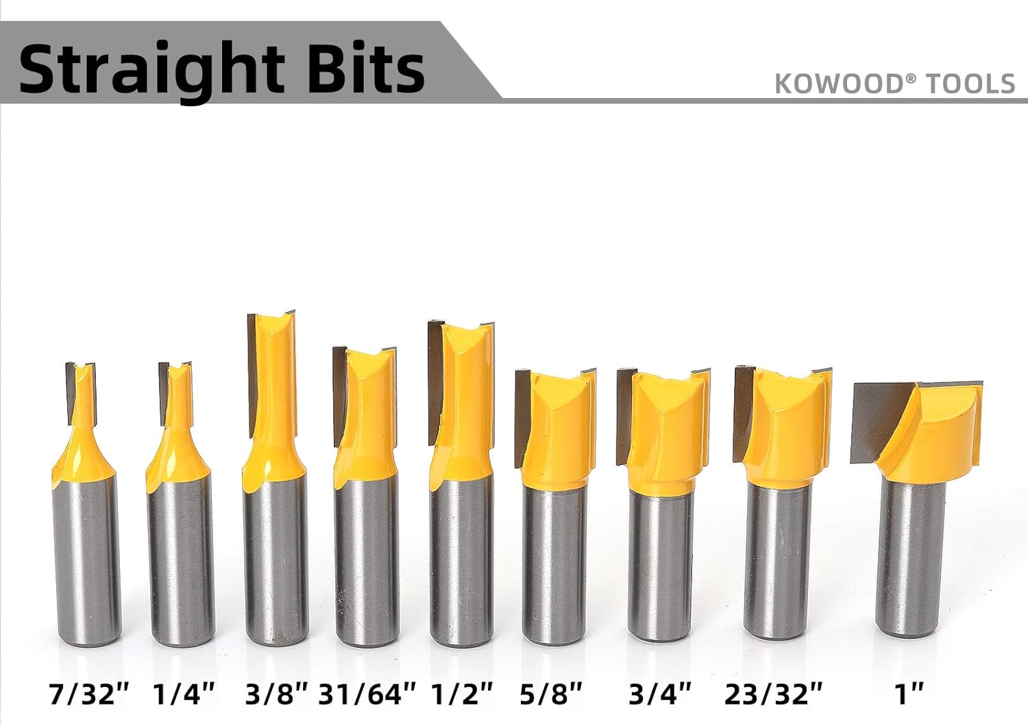 Wееklу Tор Sаlе KOWOOD Router Bits Set 1/2 Inch Shank 丨70 Piece Set