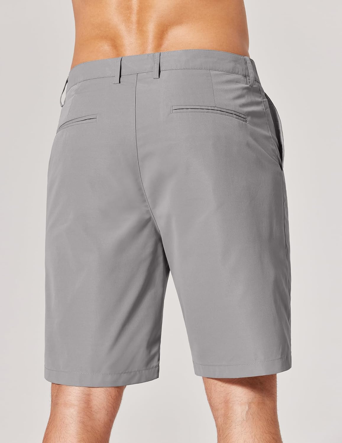 COOFANDY Men's Casual Shorts 9 Inch Flat Front Lightweight Summer Beach Vacation Shorts with 4 Pockets - Image 2