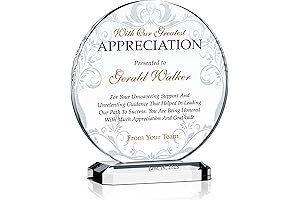 Personalized Appreciation Plaque Wording for Mentors, Colleagues, Workers