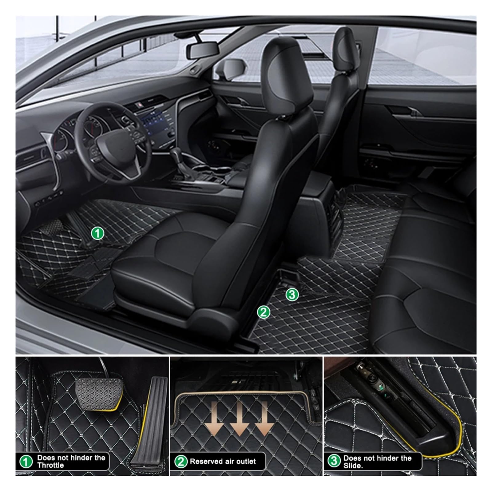 Amazon | フロアマットフルセットアルピナ B3 B3S B5 B6 B7 インテリア  