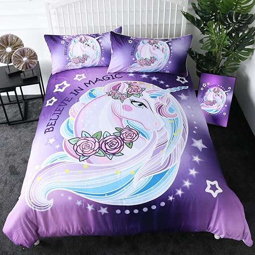unicorn bedding queen