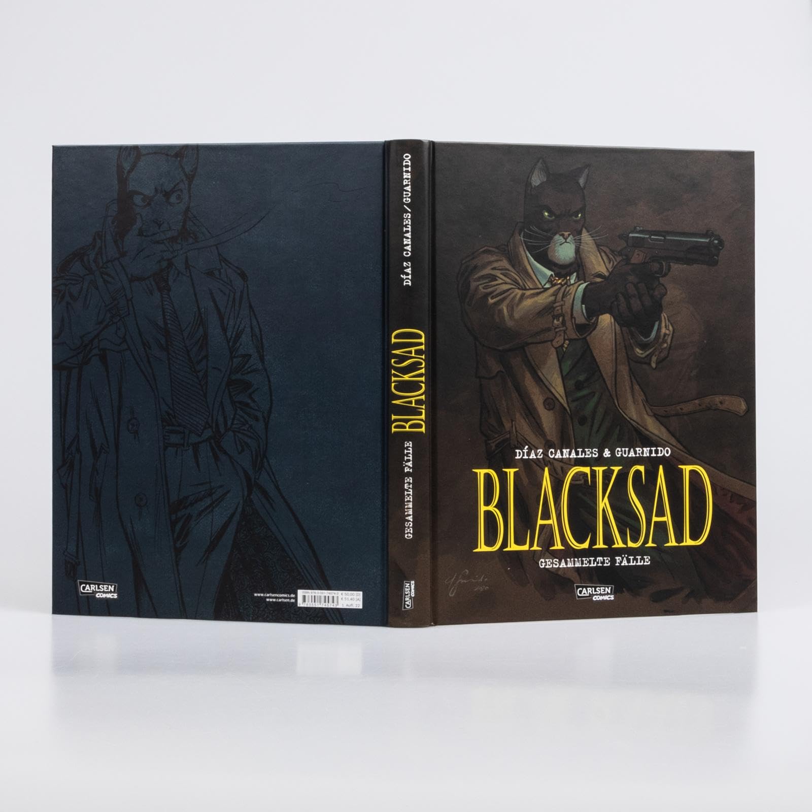 Blacksad: Gesammelte Fälle – Neuausgabe: Bände 1-5 der Noir-Krimi-Comic-Serie über einen New Yorker Detektiv der 50er Jahre – hochwertiger Sammelband mit Zusatzmaterial