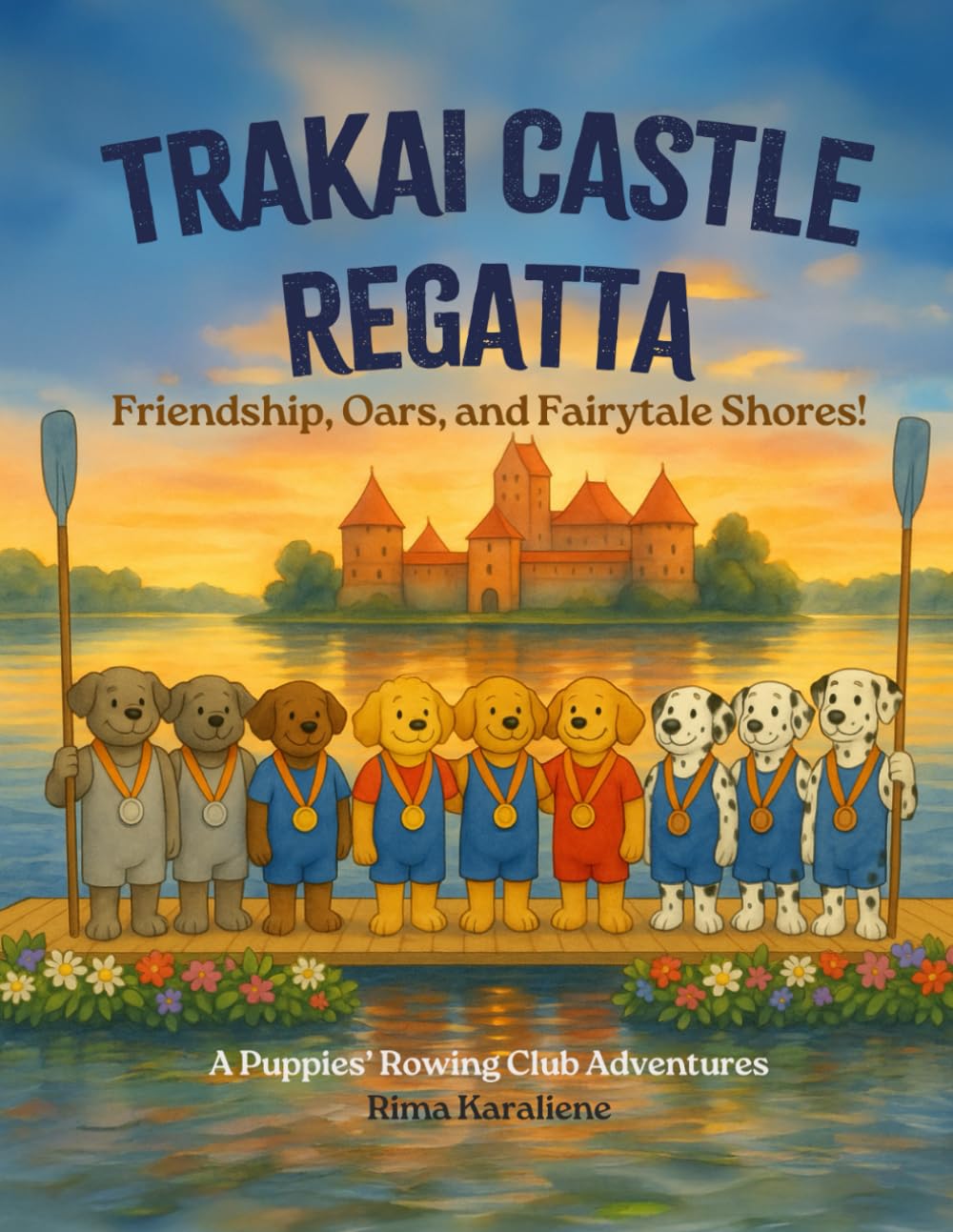 Trakai Castle Regatta (Puppies’ Rowing Club Adventures)