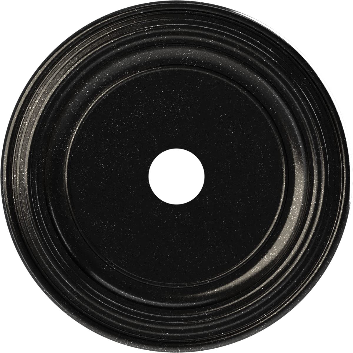 Ekena Millwork CMP22TRAGX Traditional Thermoformed PVC Ceiling Medallion (Fits Canopies up to 13 1/2"), 22"OD, Textured Metallic Galaxy