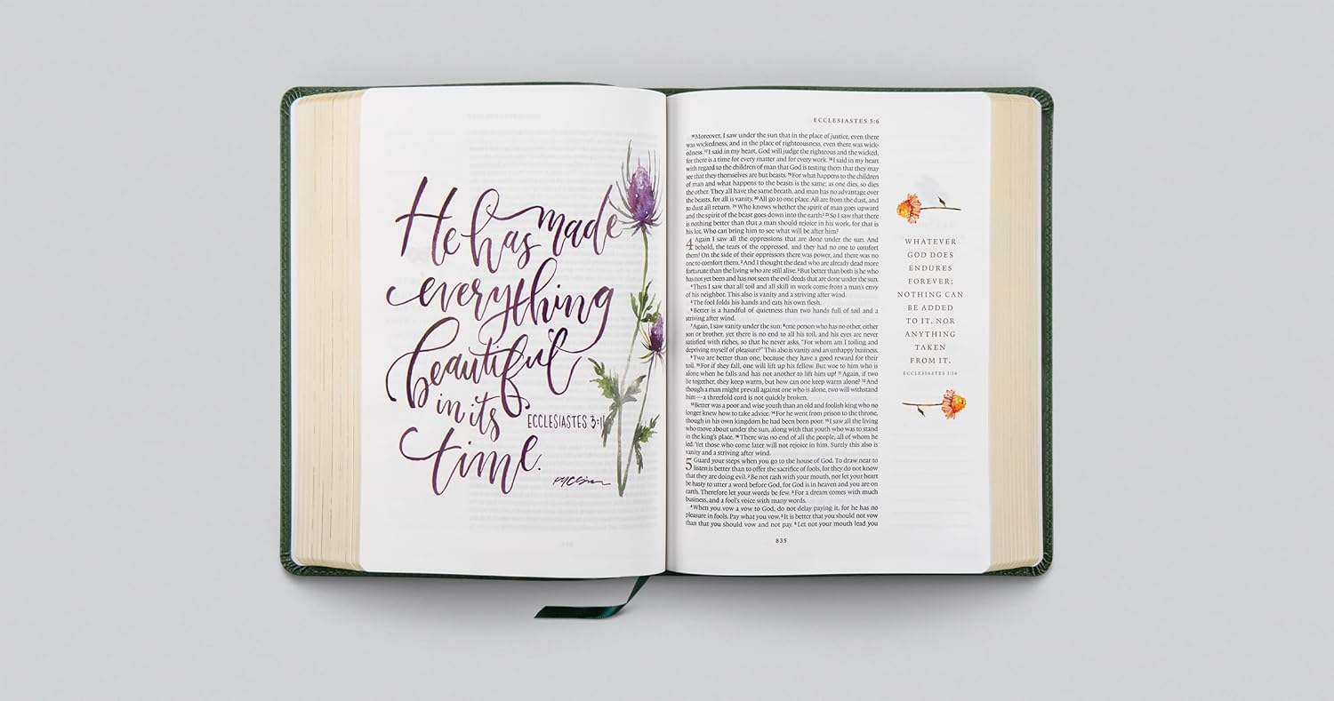ESV GraceLaced Bible, Journaling Edition (Artwork by Ruth Chou Simons) (TruTone, Quiet Forest)      Imitation Leather – April 23, 2026