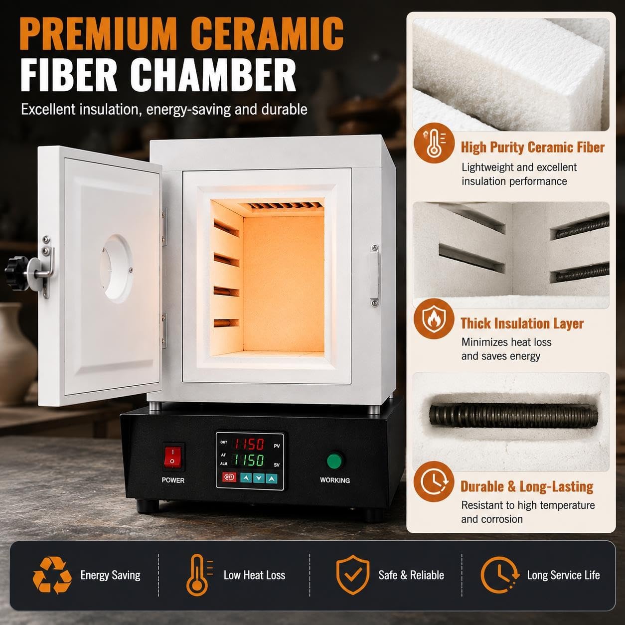 Forno Elettrico da Tavolo, Kit Accessori Completo