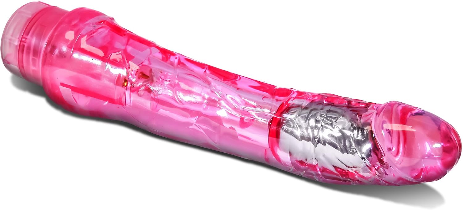 Blush Naturally Yours Mambo 9" Realistic Vibrating Dildo – Curved G-Spot Vibrator | Multi-Speed Tip Motor | Flexible, Body-Safe | IPX7 Waterproof | Anal & Vaginal Play | Pink