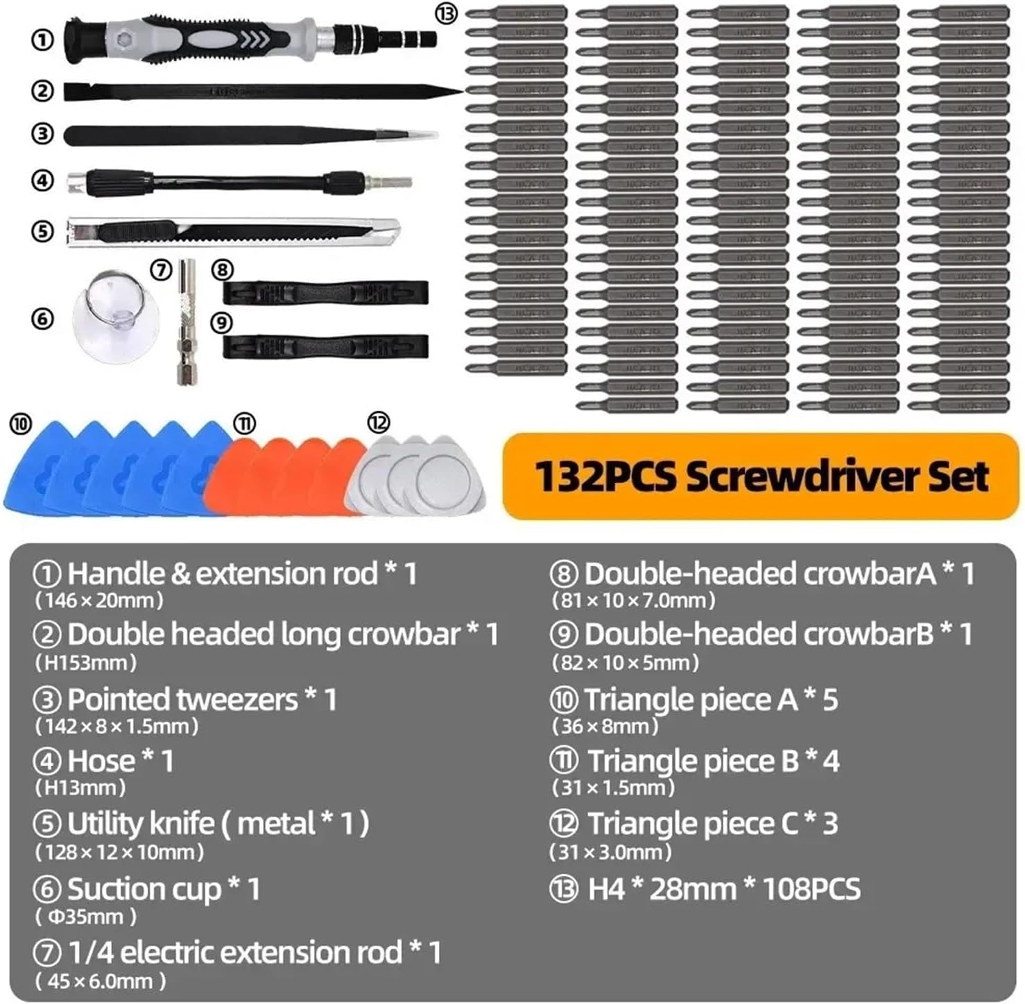 62 in 1 精密ドライバーセット磁気ドライバーキット、フレキシブルシャフトトルクスプラスドライバービット付き iPhone Xiaomi PS4用  - AliExpress 1420 スパナセット 精密ドライバーセット 132 In 1 磁気ドライバービット トルクス六角ビット コンピューター電話プロフェッショナル