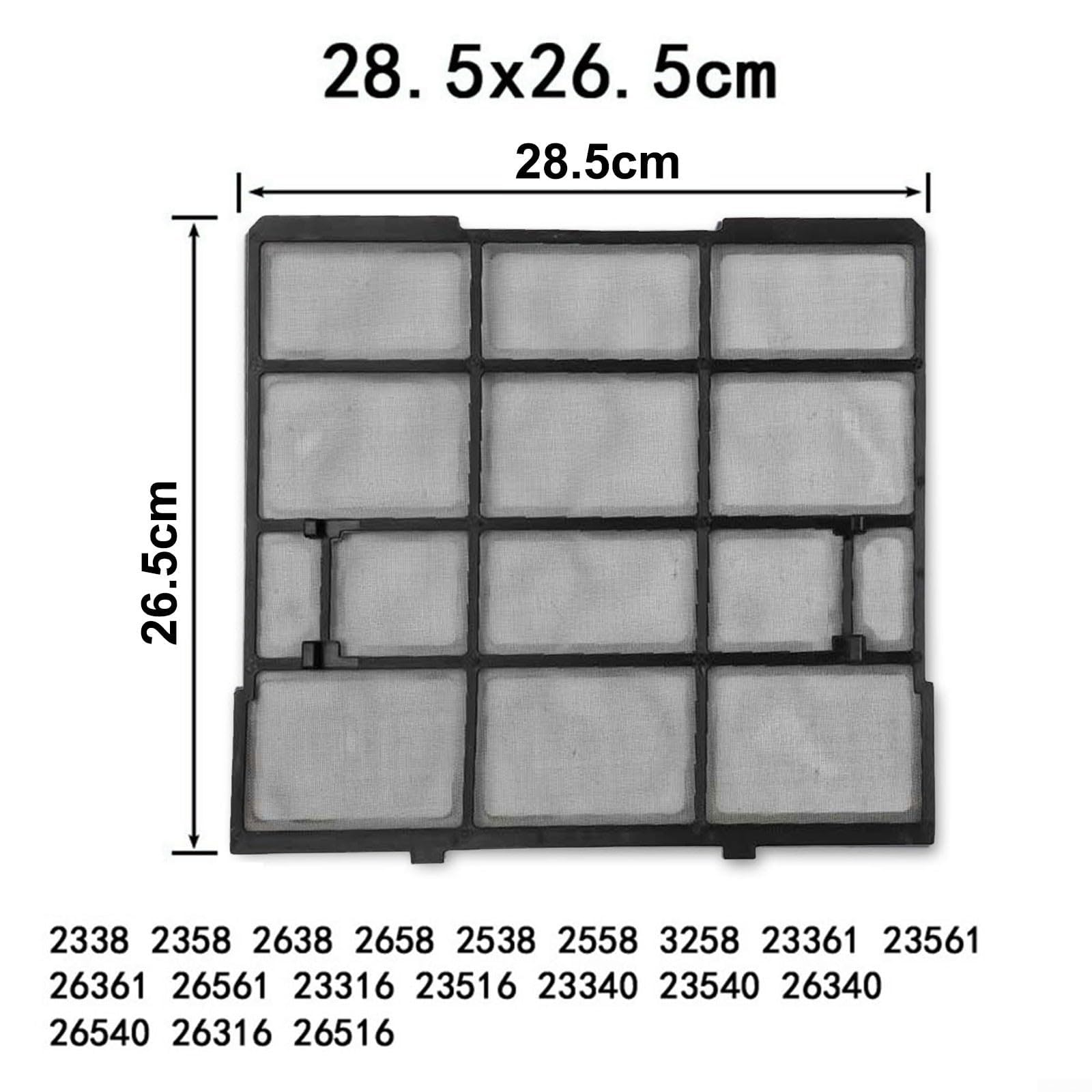 Pantalla de filtro diseñada para colgar unidades de aire acondicionado interiores para ayudar a prolongar la vida útil del filtro y mejorar el aire (28.5 x 26.5)