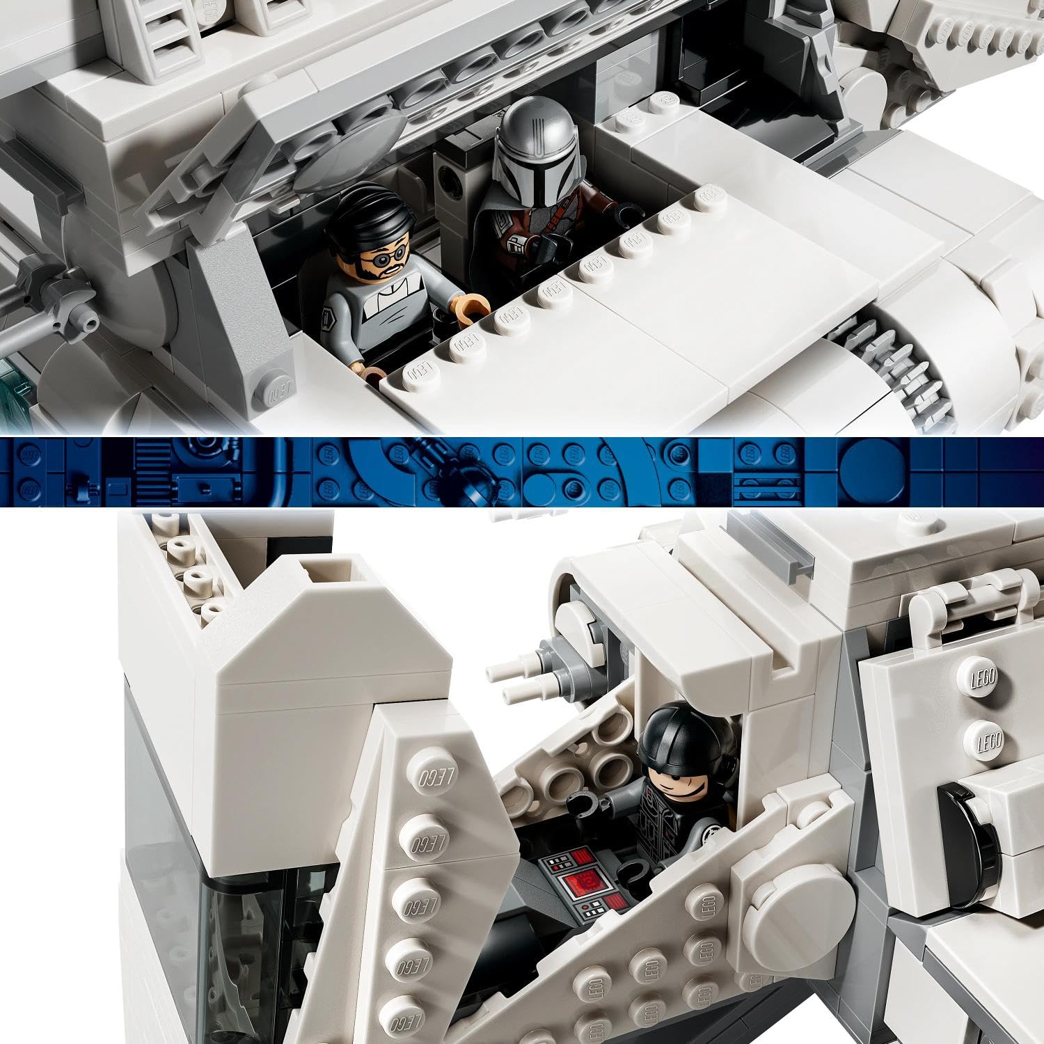 LEGO Star Wars 75459 Lanzadera Imperial Clase Lambda – Kit de Maquetas para Adultos de Nave – 5 Minifiguras Inc. Moff Gideon con Espada Oscura – Regalo para Chicos de 14+ Años Fans de The Mandalorian