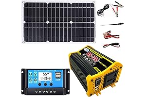 OLONETO 4000W 12V to 110V/220V Solar Panel Kit: Power Your Home with Renewable Energy