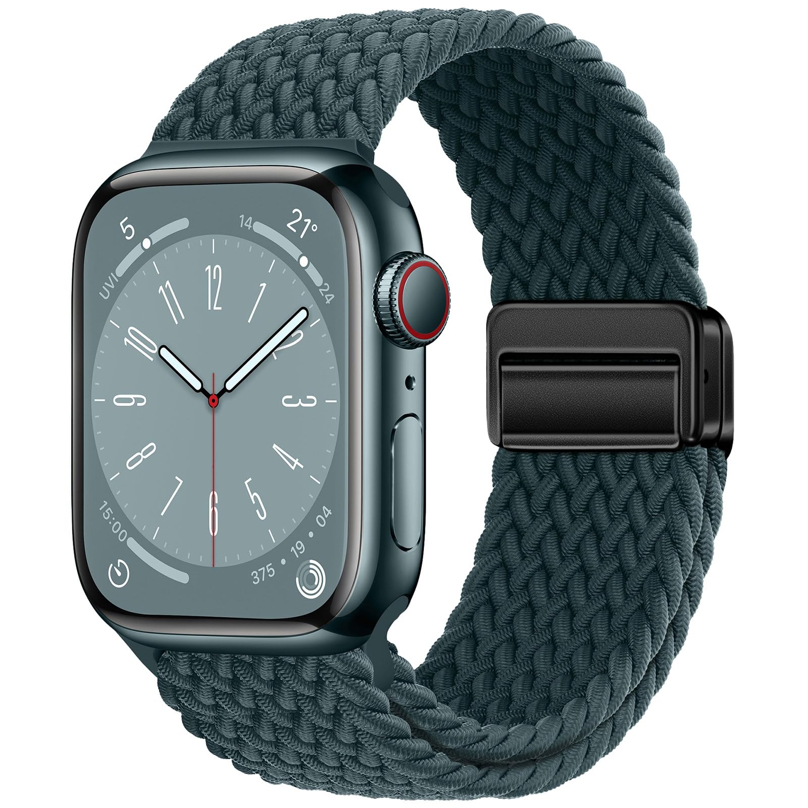 Magnetic Braided Sport Loop Compatible with Apple Watch Bands for Women Men