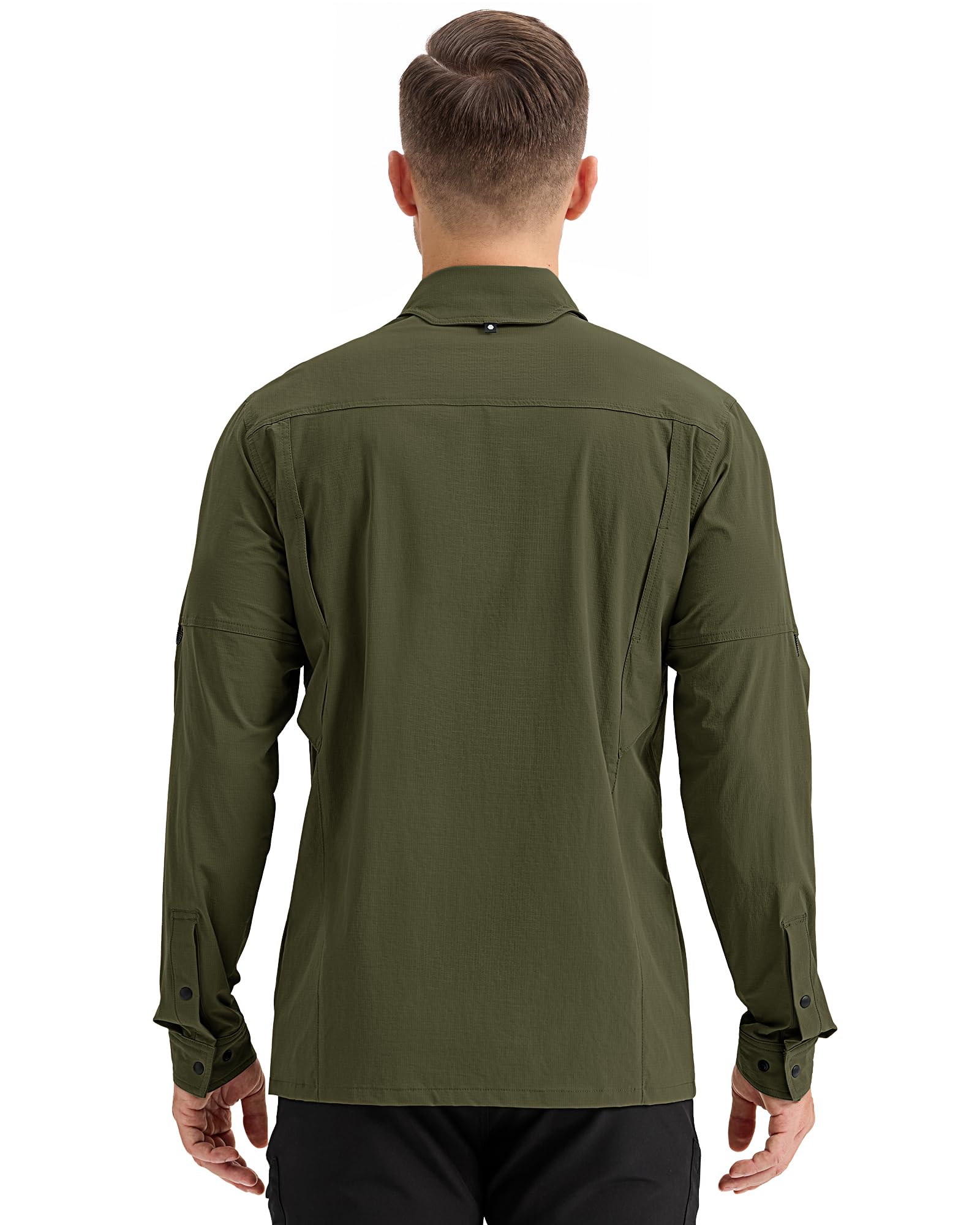 Hemd Herren Safari UPF50+ UV Schutz Langarm Hemd Funktionshemd