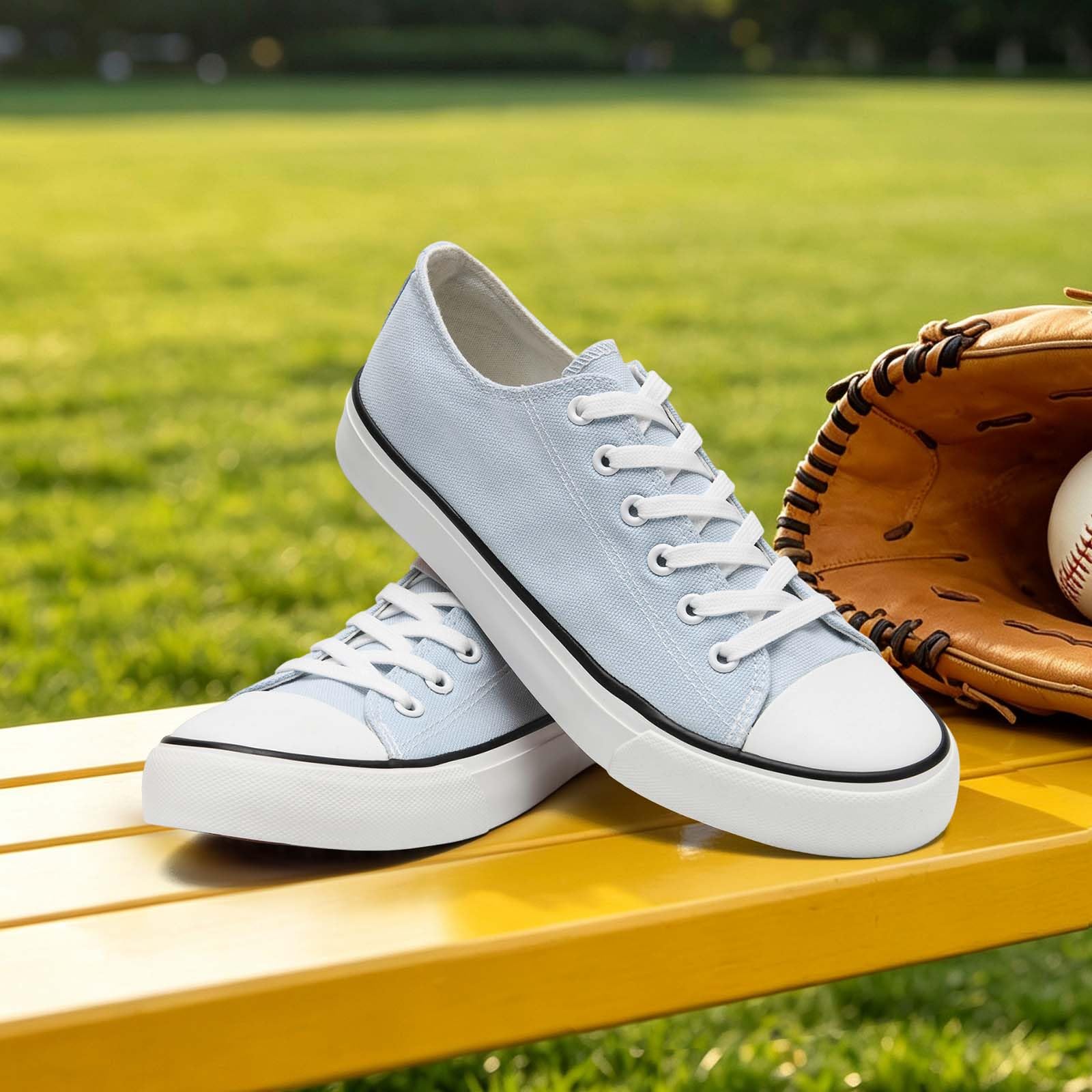 Zapatos de lona para mujer, de caña baja, a la moda, informales, tenis, zapatos clásicos para caminar