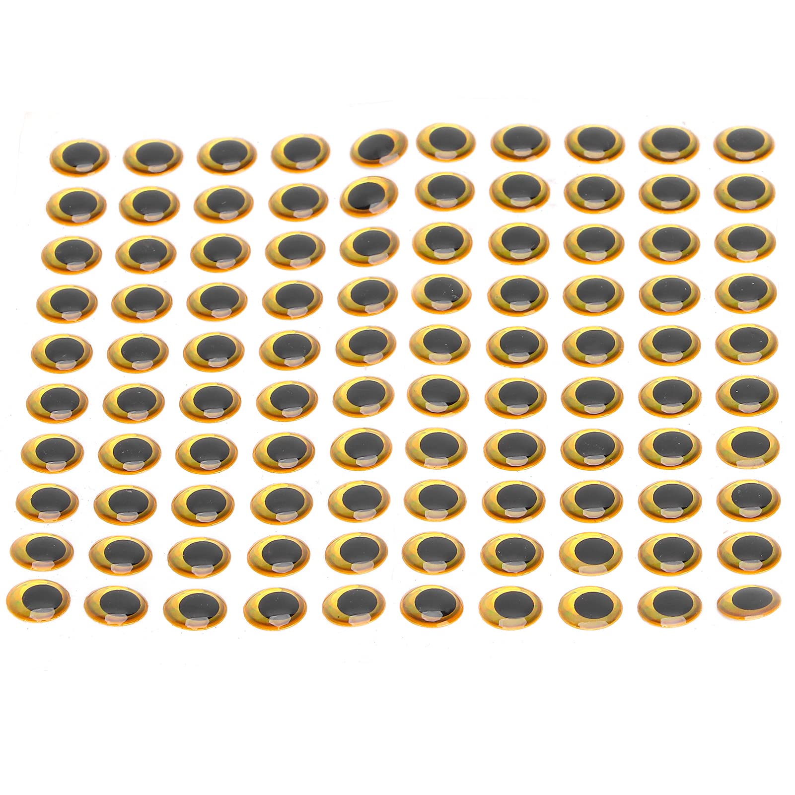 Yeux Artificiels 3D Pour Leurres De Pêche - Lot De 100 Pièces - Holographiques Réalistes 8mm - Pour Bricolage Appâts