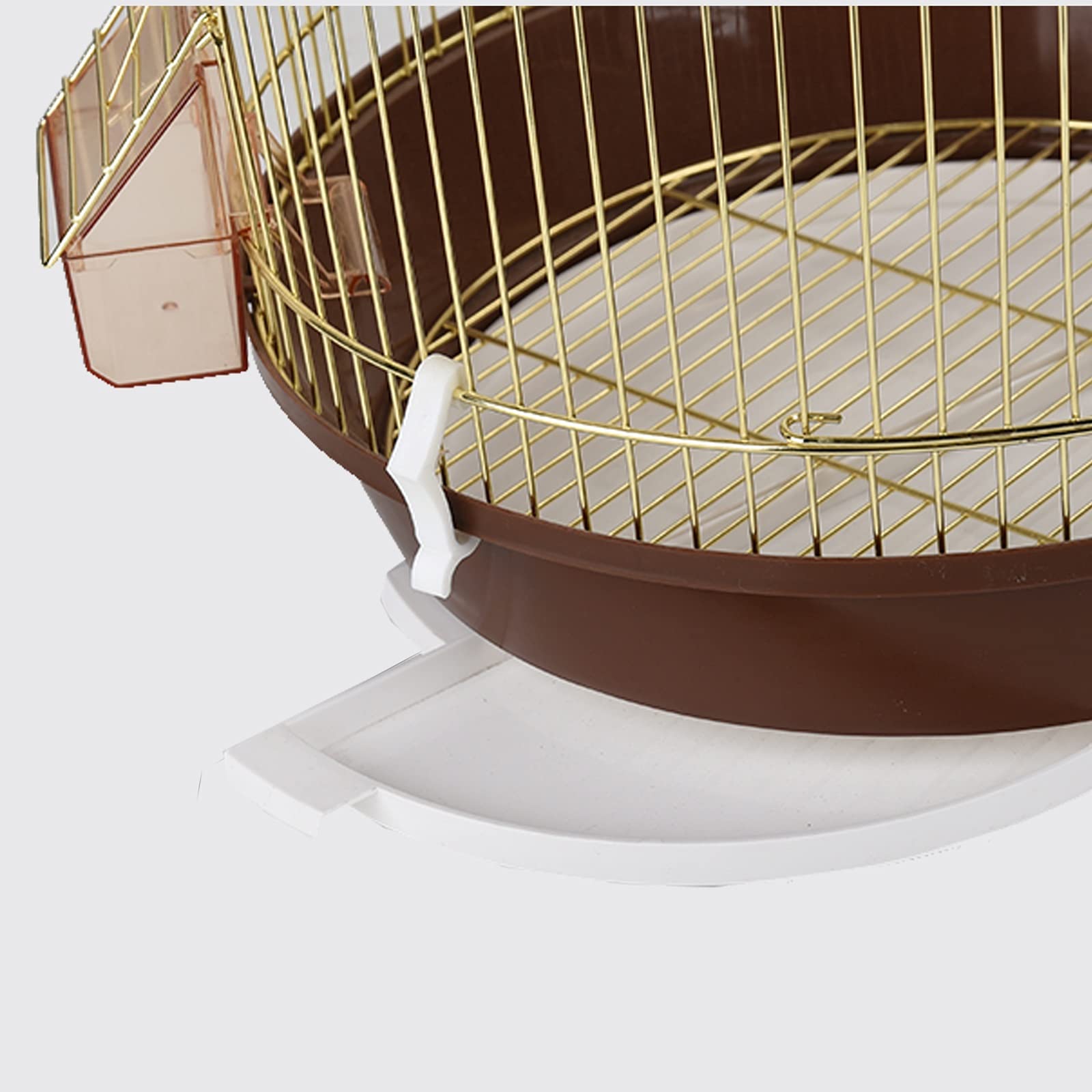Jaulas para pájaros Transportín Ligero para pájaros Jaula de Viaje Transpirable con Tazas de alimentación Jaula de Viaje para pájaros para pinzones Extra pequeños Portador de pájaros