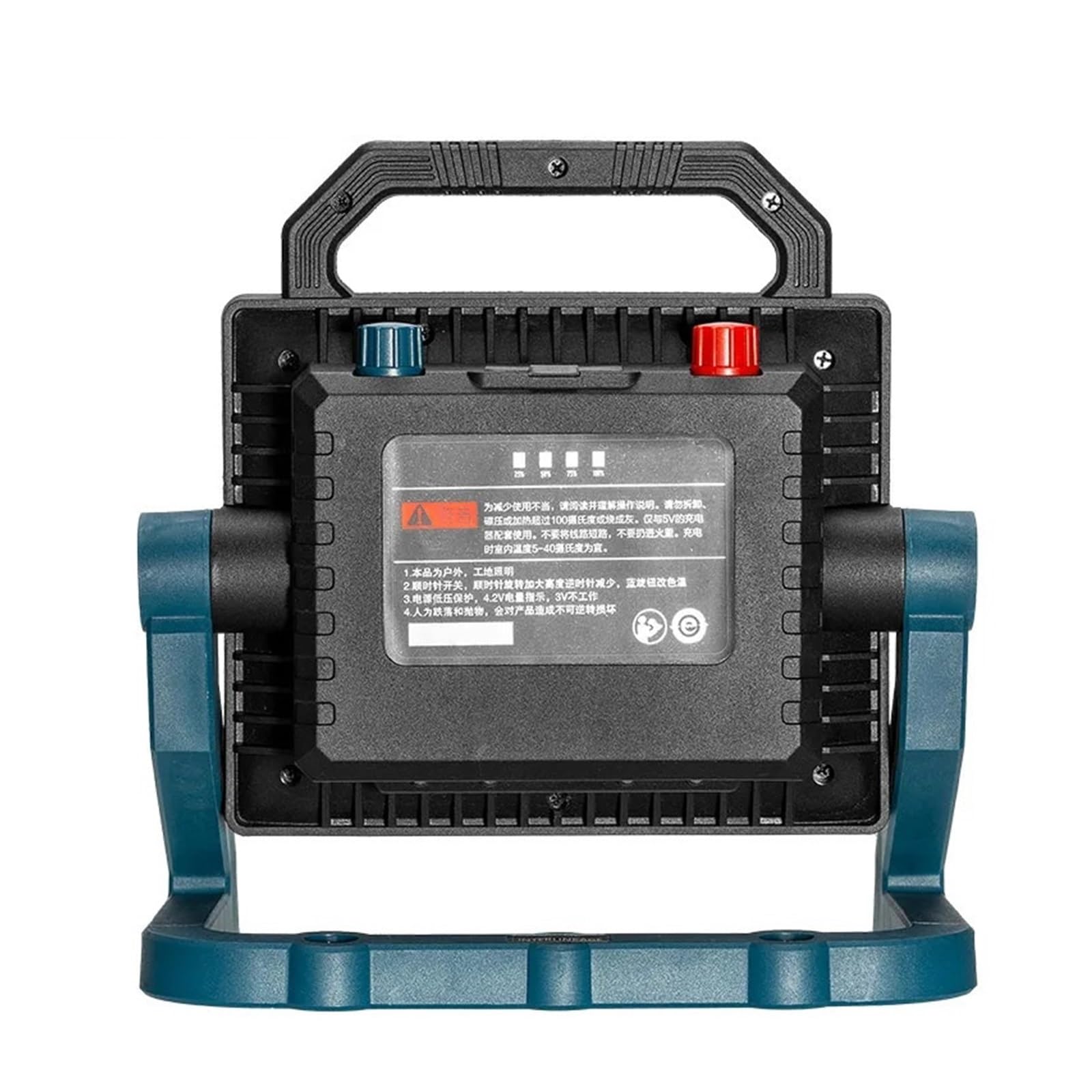 Linterna LED De Alta Potencia, Resistente Al Agua, For Pesca, Recargable Vía USB, Potente Reflector For Acampar Brillo Ultra Alto(W8103B built-in bat)