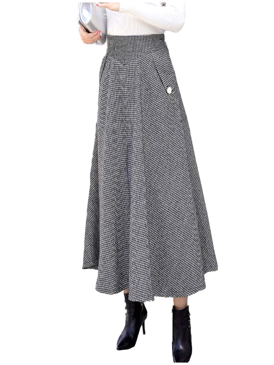 Amazon.co.jp: [グリーンティー] ロングスカート マキシ丈