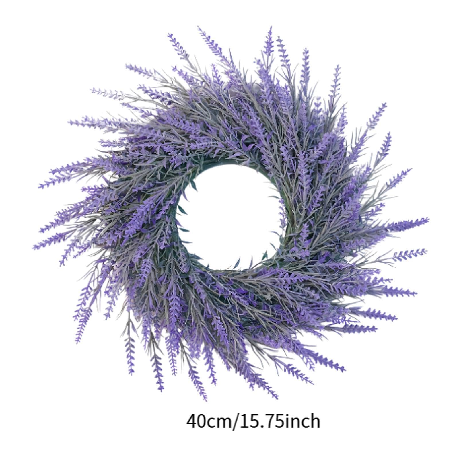 perfk Ghirlanda di Fiori Artificiali in 2 Pezzi, Ghirlanda Rotonda, Pratica E Versatile per La Decorazione Della Casa, Ideale per La Parete