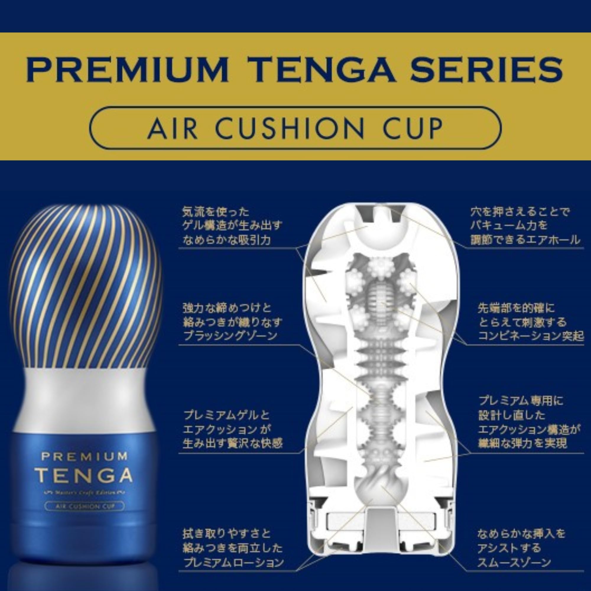 Amazon.co.jp: TENGA テンガ PREMIUM AIR CUSHION CUP【エアクッション