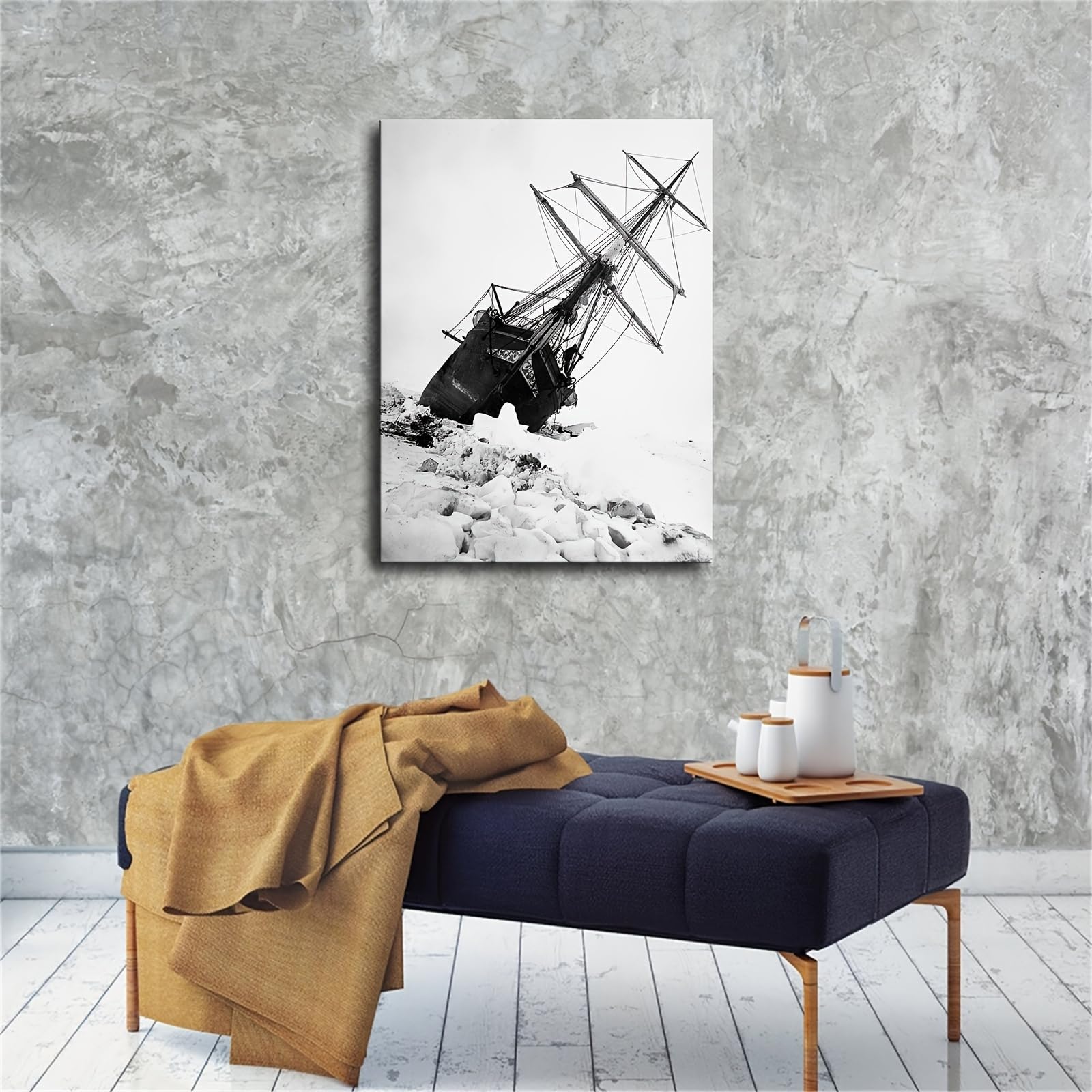 Amazon.com: Black And White Wall Art Ernest Shackleton's