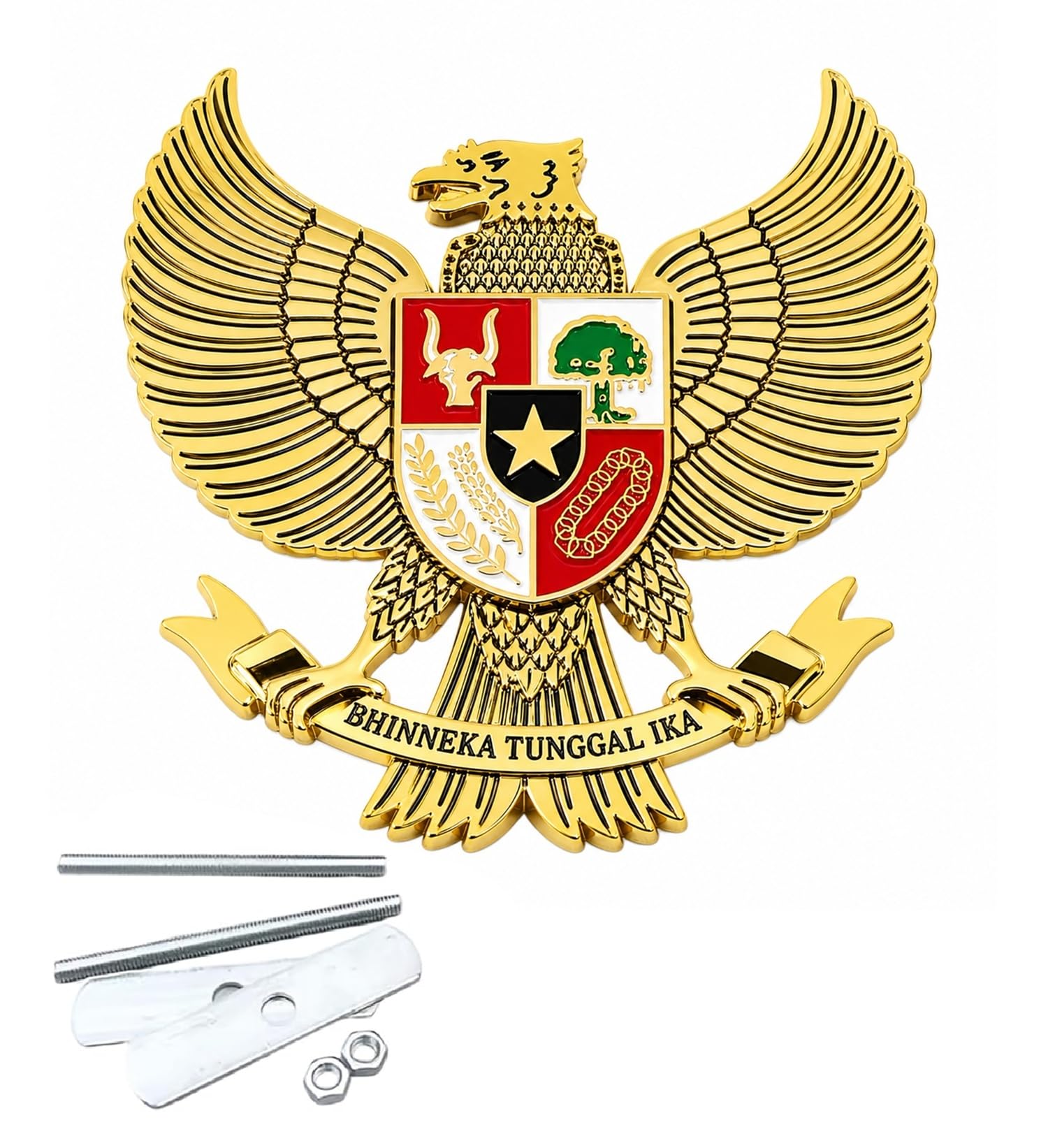 AUTOMASH Eagle Front Grill Emblem Badge for Wrangler 2026 Year Onwards All Models of Je-ep Car 3D Metal Front Grill Eagle BTI Logo Stickers for All Cars & Bikes (Golden)-image-37