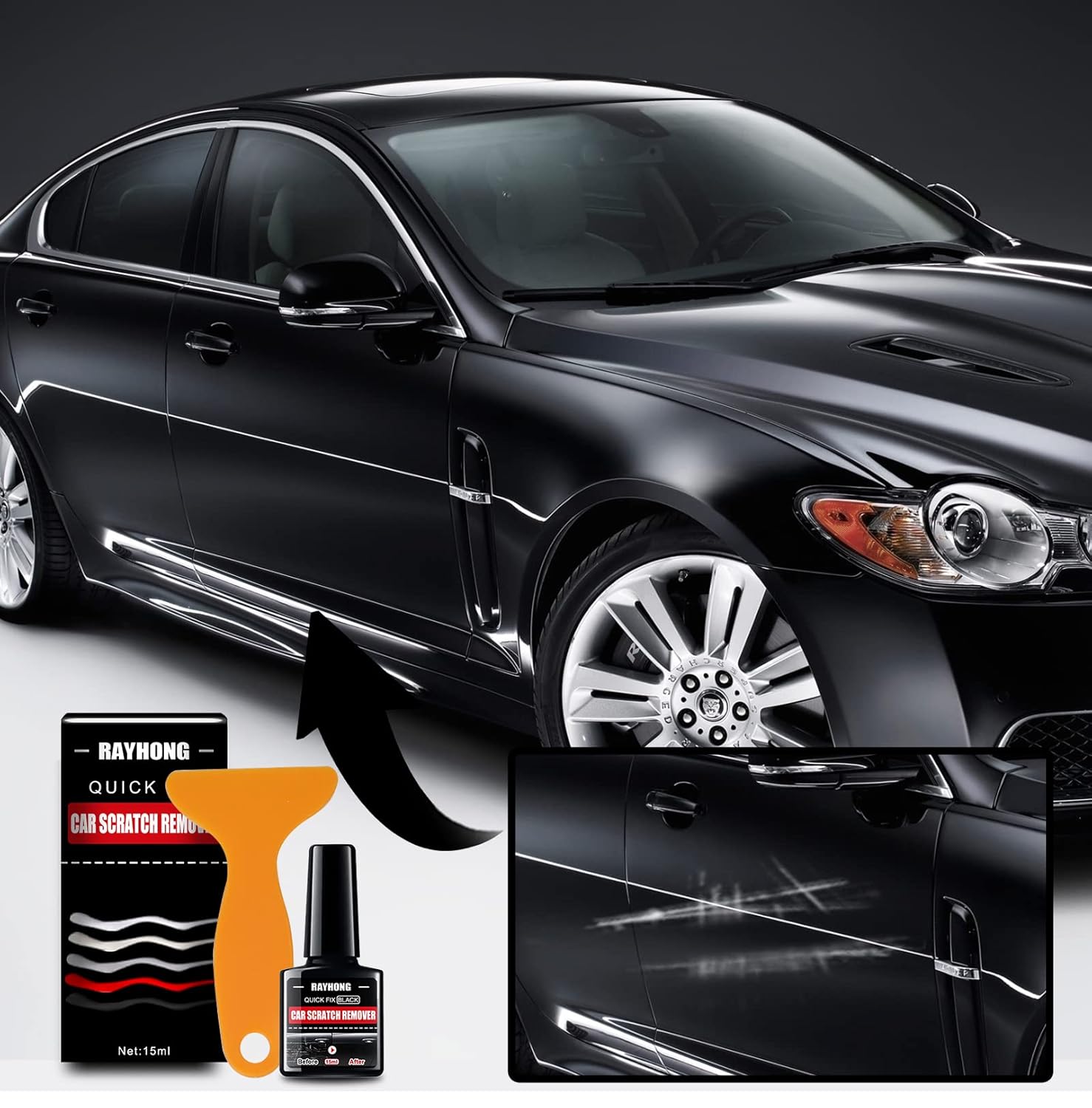 Car Paint Black, Car Scratch Remover Black Glossy , Car Scratch Repair