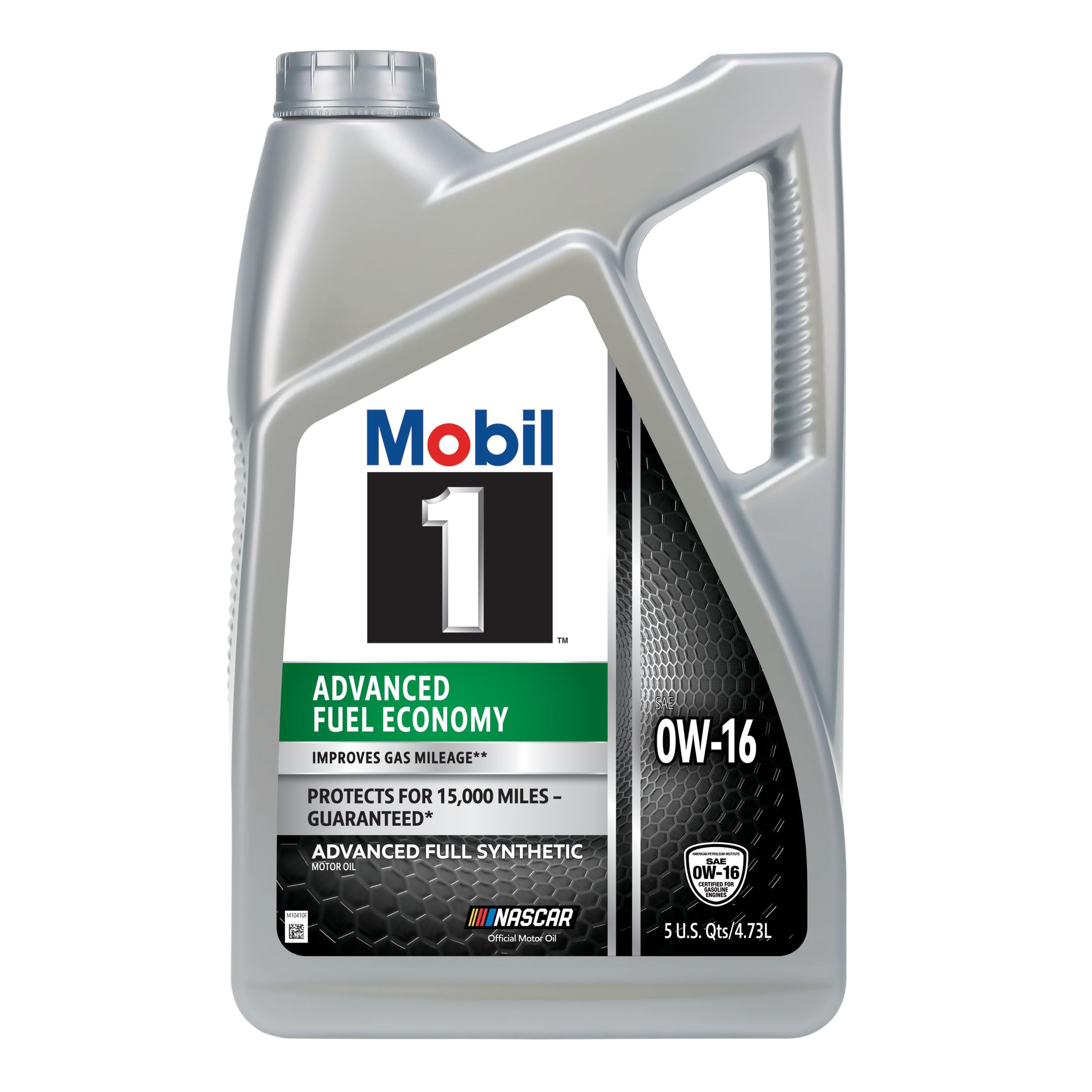 Mobil 1 Advanced Fuel Economy Full Synthetic Motor Oil 0W-16, 5 Quart
