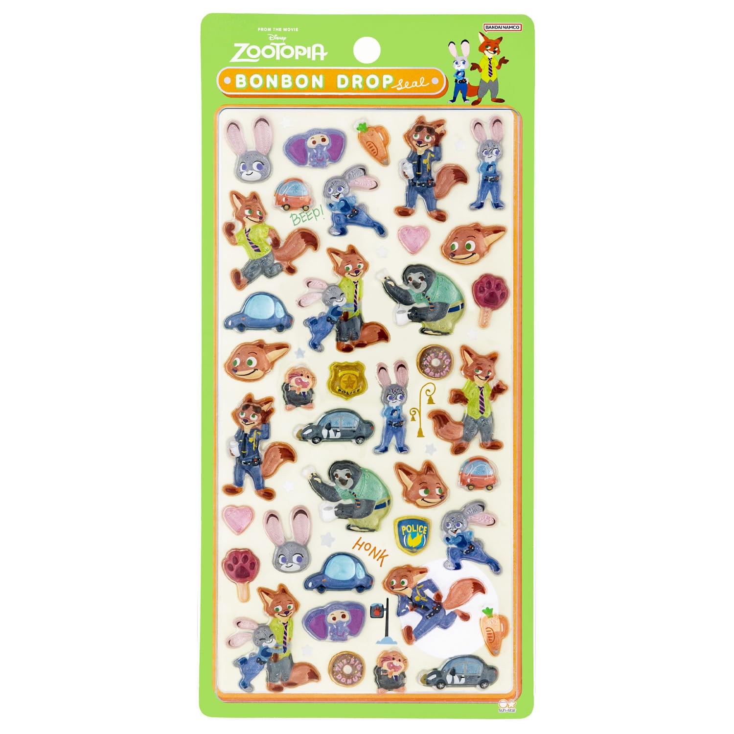 Amazon | サンスター文具 ディズニー シール ボンボンドロップ
